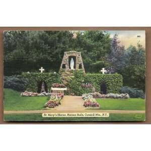  Postcard St Marys Shrine Haines Hall Catskills New York 