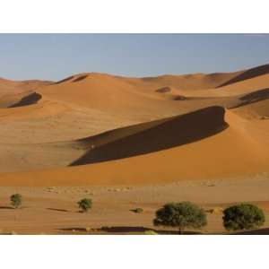 Sand Dunes, Sossusvlei, Namib Naukluft Park, Namib Desert, Namibia 