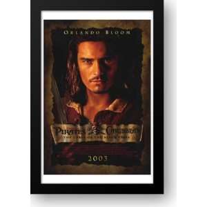 Pirates of the Caribbean: The curse of the Black Pearl 15x21 Framed 