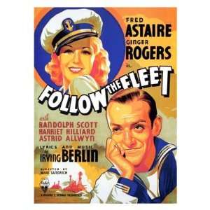  Retro Movie Prints: Follow The Fleet   Musical Movie Print 