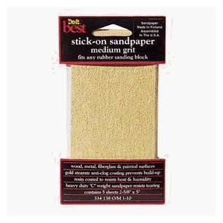  Do it Best Stick On Sanding Sheets, 2 1/2X5 80G SAND SHEET 