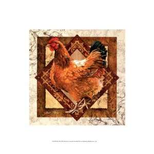  Mother Hen Poster by Janet Stever (13.00 x 19.00)