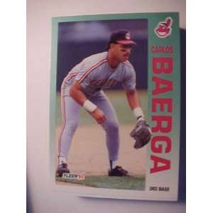  1992 Fleer #104 Carlos Baerga: Sports & Outdoors