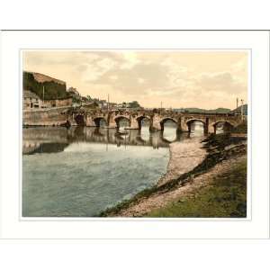  Bridge Carmarthen Wales, c. 1890s, (L) Library Image