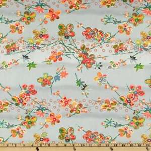   Empress Gardens Flower Sky Fabric By The Yard: Arts, Crafts & Sewing
