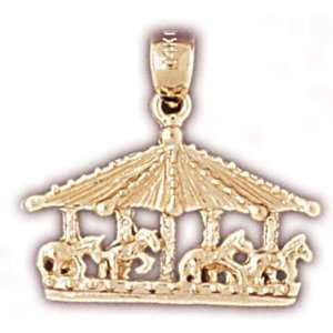   CleverEves 14k Gold Charm Carousels 2.3   Gram(s) CleverEve Jewelry