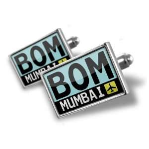 Cufflinks Airport code BOM / Mumbai country: India   Hand Made Cuff 
