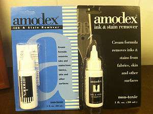 Amodex Ink and Stain Remover 1oz (Retro Packaging) 2 Pack  