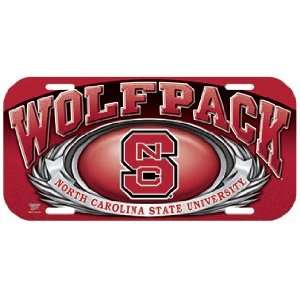 NCAA North Carolina State Wolfpack High Definition License Plate 