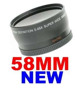  45X Super Wide Angle Lens for Canon Rebel XS XSi XTi XT T1i  