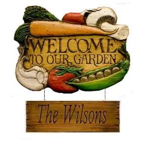  Welcome to our Garden sign