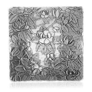  Magnolia 9 in Square Tray by Wendell August Forge