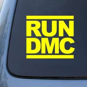 RUN DMC   Vinyl Car Decal Sticker #A1639  Vinyl Color: Yellow