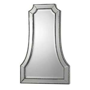 Uttermost 08077 Cattaneo   Mirror, Antiqued Silver Champagne Finish
