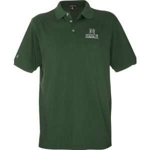   Warriors Green Classic Pique Stainguard Polo Shirt
