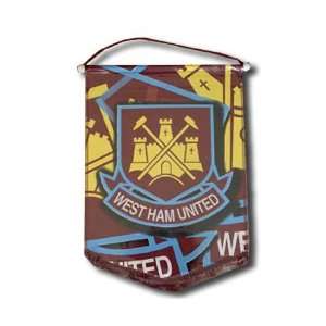  West Ham United Small Pennant Fc Football Car Mirror 