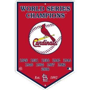 St. Louis Cardinals Championship Banner 