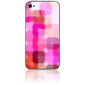   Skin for iPhone 4/4S   Square Dance Pink Cell Phones & Accessories