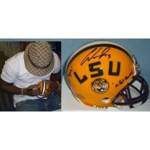 Craig Davis LSU Tigers Signed Autographed Mini Helmet PSA/DNA COA 