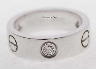 Cartier 18k & Diamond Love Ring Size 50 + Certificate  