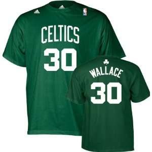  Rasheed Wallace adidas Name and Number Boston Celtics T 