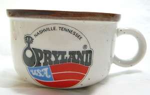 Vintage Opryland Cup Mug Nashville Tennessee Speckle  