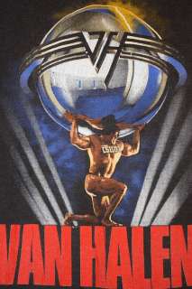 vtg 80s 1986 VAN HALEN 5150 concert tour t shirt * SOFT & THIN 