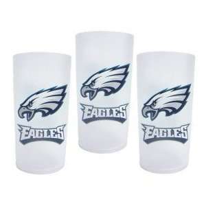 Philadelphia Eagles NFL Tumbler Drinkware Set (3 Pack) by Duck House 