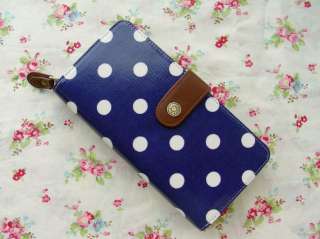   Zipper Clasp Long lady Wallet Purse With Cath Kidston Oilcloth  