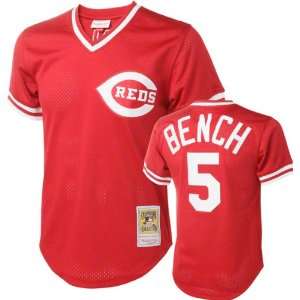  Johnny Bench Cincinnati Reds Mitchell & Ness Authentic 
