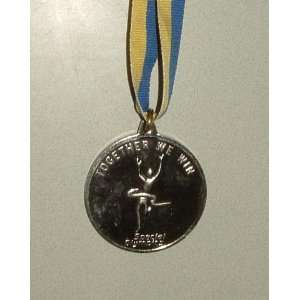    Silver 25th Anniversary Special Olympics Medallion 