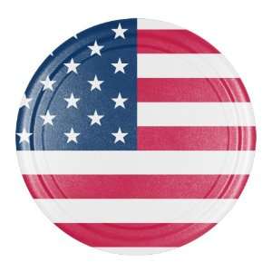 28 American Flag Spare Tire Cover   Molded Plastic Face   Boomerang 