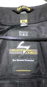 Scorpion EXO Exoskeletal Protection Motorcycle Jacket Size XL  