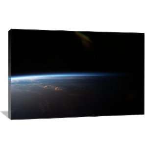  Sunset over South America from Space   Gallery Wrapped 