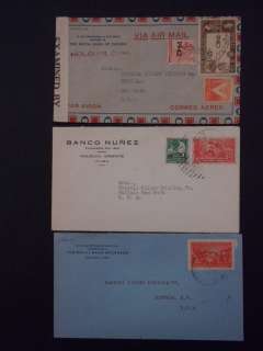 CUBA  13 covers to USA including 1 Postage Due, many Censored  