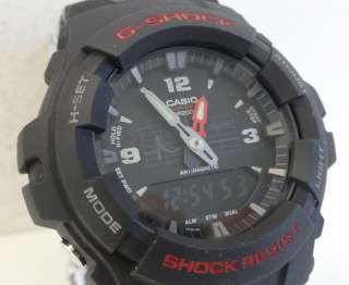 Casio Mens G100 1BV G Shock Classic Analog Digital Watch  