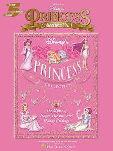 Disneys Princess Collection Vol. 1 5 Finger Piano Book  