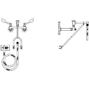 Delta Commercial 28T2995 28T Two Handle 8 Wall Mount Service Sink 