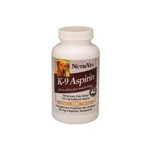    Vet K 9 Buffered Aspirin Chewables Liver    120 mg   100 Chewables
