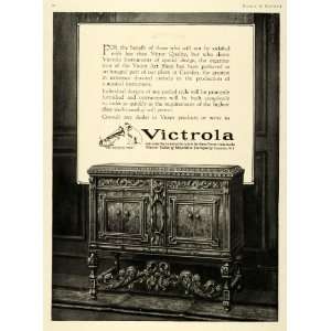  1924 Ad Victor Phonographs Victrola Music Player Nipper 