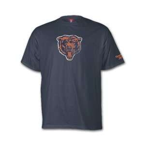 Chicago Bears Reebok NFL Short Sleeve T Shirts   Distressed Logo 