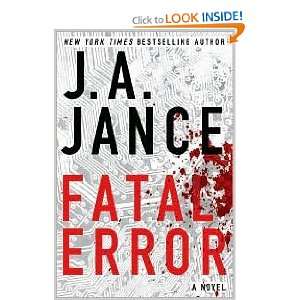  Fatal Error (Hardcover) J. A. Jance Books