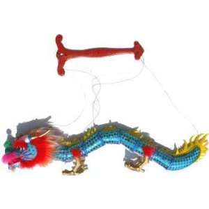 Chinese Festival Dragon Puppets   Aqua