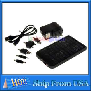 New Solar Panel Power Battery Charger For MP3/4 PDA iPod iPhone  