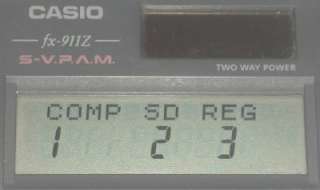 Casio fx 911Z S V.P.A.M. Solar Power Scientific Calculator  