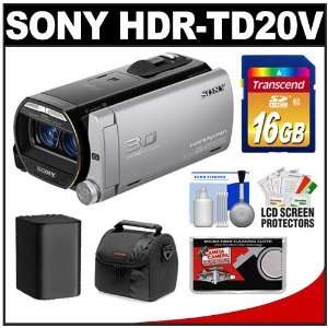  Sony Handycam HDR TD20V 3D 1080p HD 64GB Digital Video 