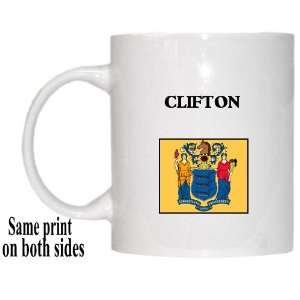  US State Flag   CLIFTON, New Jersey (NJ) Mug Everything 