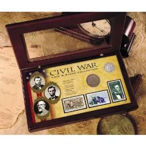  Civil War Coin & Stamp Collection Boxed Set: Everything 