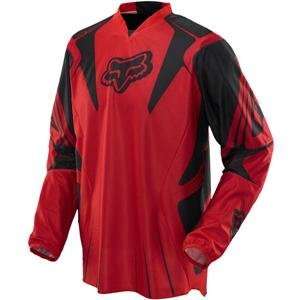  Fox Racing Airline Jersey   Small/Bright Red: Automotive