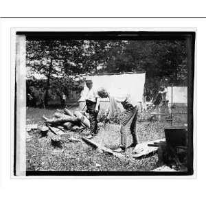    Historic Print (M) Henry Ford chopping wood